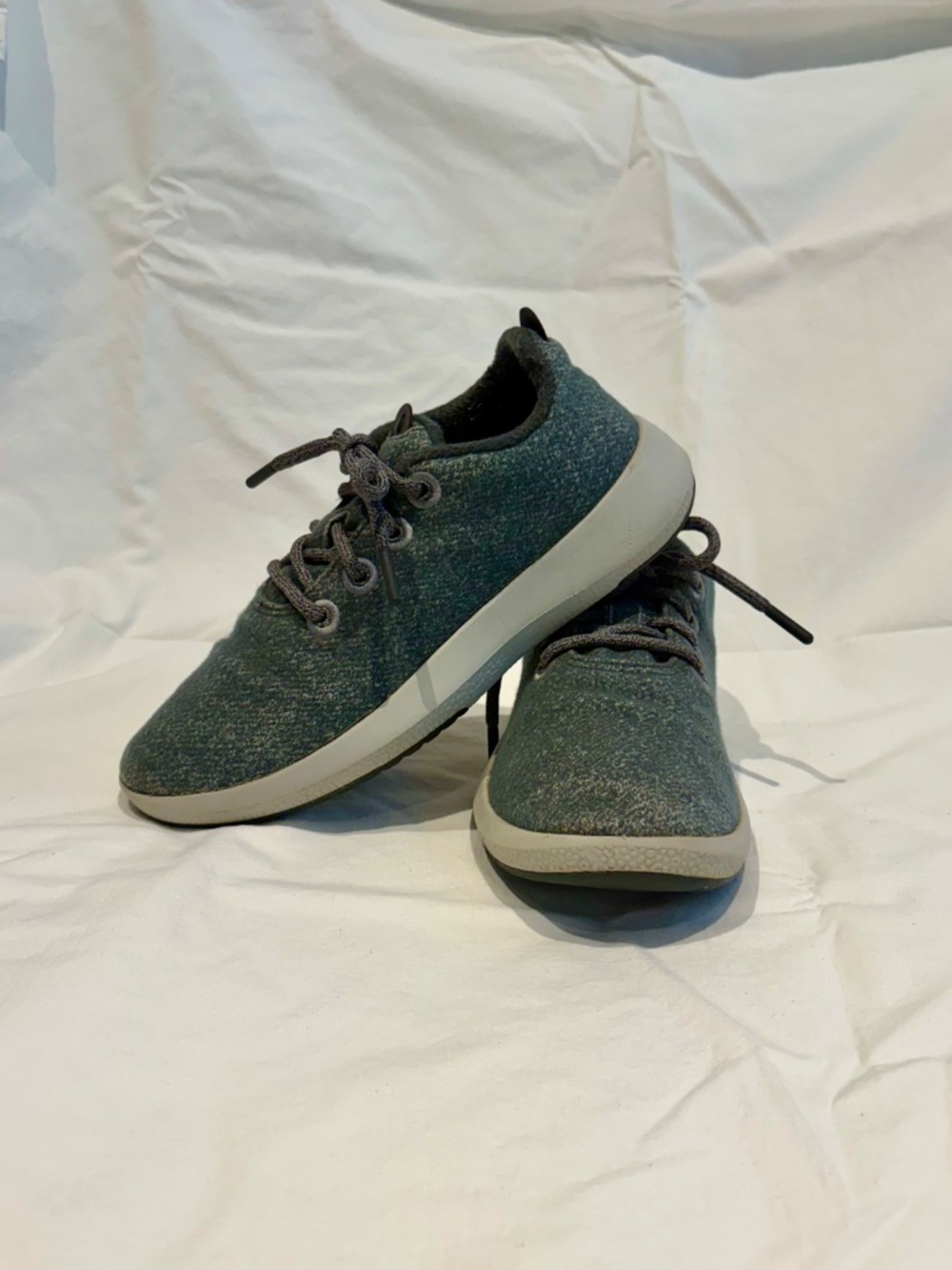 Allbirds Women's Wool Runner Sneakers Blue Grey Size 8